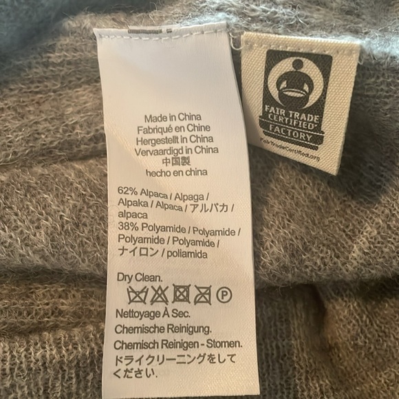 MADEWELL Elliston Crop Sweater Pullover Alpaca Lightweight Sz XS - Picture 8 of 9